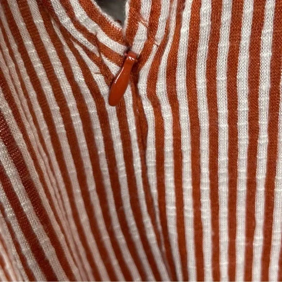 ModCloth Jumpsuit Sz Small For The Bliss Of It Striped Flare Retro Pinup Cut Out - Picture 8 of 12